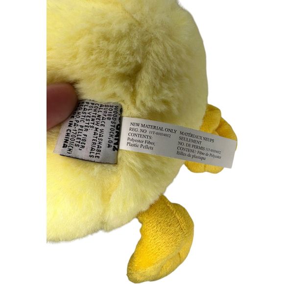 Ganz TWEETS Duckling Chick Plush Yellow 10” Soft HTF Duck Bird Stuffed Animal - Picture 7 of 7